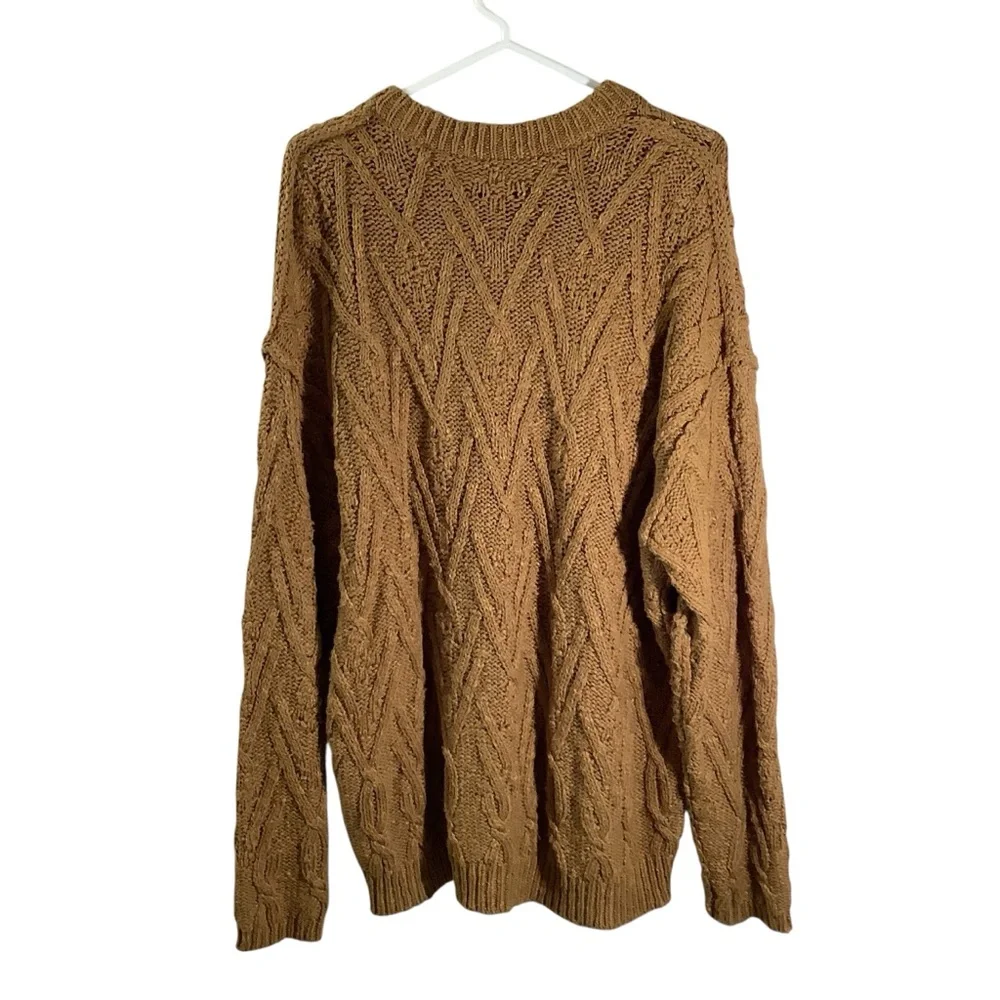 Free People Cable Chunky Knit Sweater